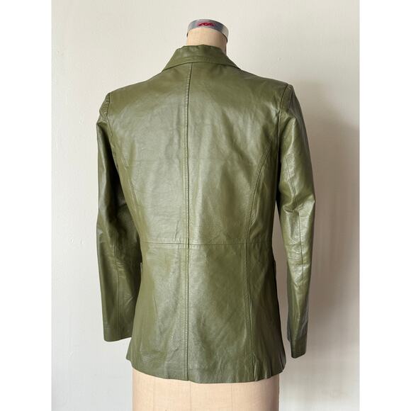 Vintage Olive Green Blazer/Jacket 1990s - Picture 3 of 3